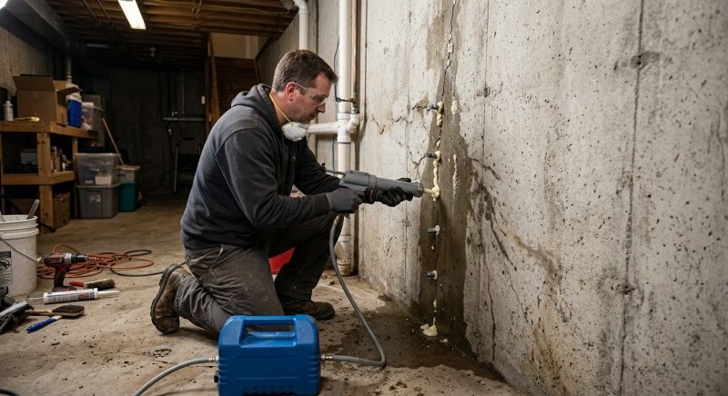 Basement Foundation Repair in Chelsea, MI