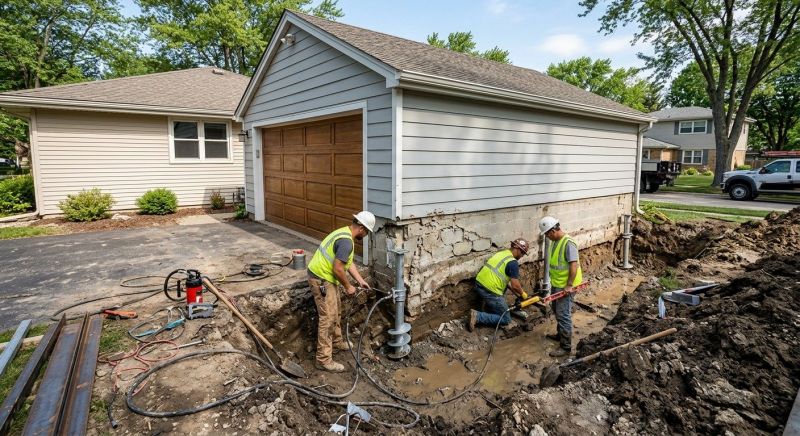 Basement Foundation Repair in Keego Harbor, MI
