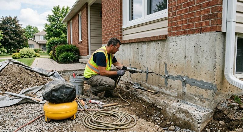 Basement Foundation Repair in Novi, MI