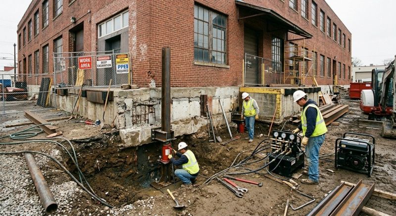 Building Foundation Repair in Canton, MI