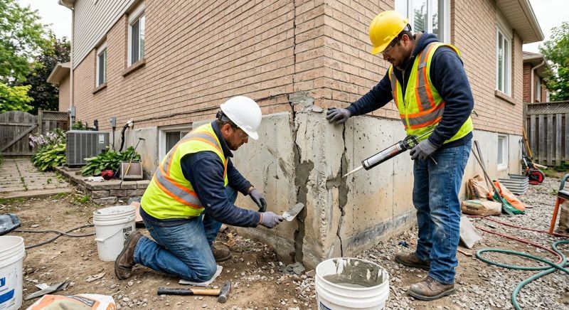 Building Foundation Repair in Holly, MI