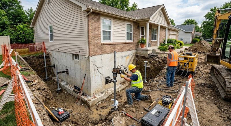 Building Foundation Repair in Livingston County, MI