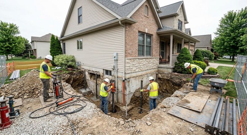 Building Foundation Repair in Northville, MI