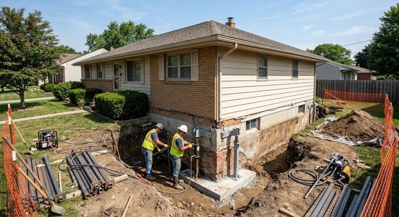 Building Foundation Repair in Novi, MI