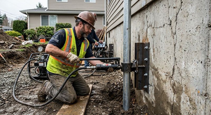 Concrete Foundation Leveling in Livonia, MI