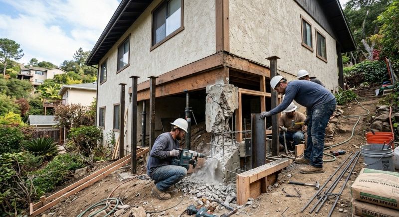 Concrete Foundation Repair in Hartland, MI