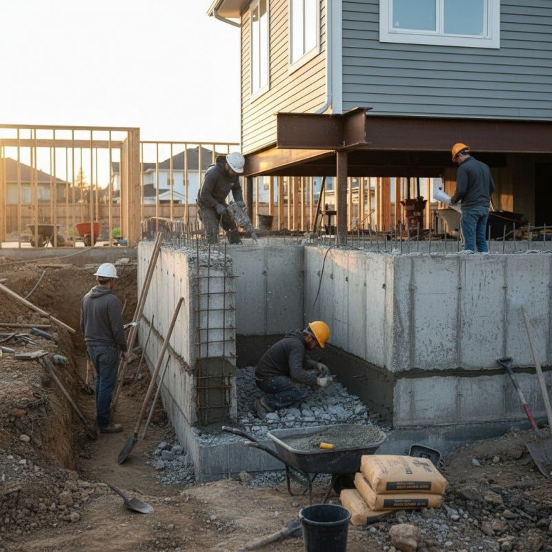 Concrete Foundation Repair in Holly, MI