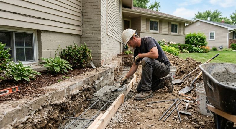 Concrete Foundation Repair in Livingston County, MI