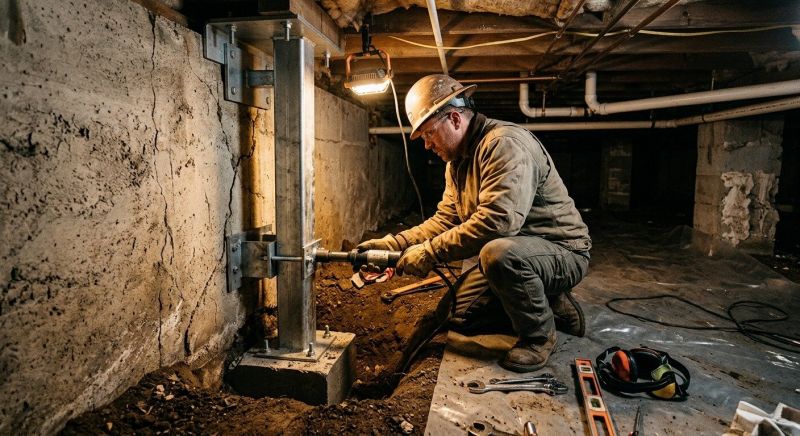Crawlspace Foundation Repair in Farmington, MI