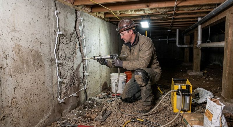 Crawlspace Foundation Repair in Gregory, MI