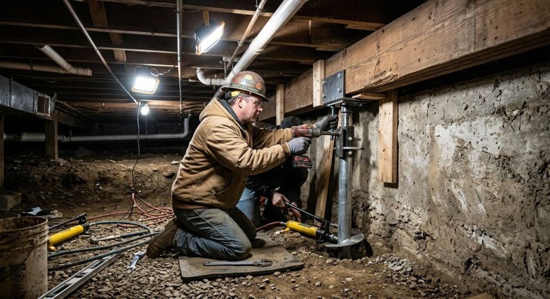 Crawlspace Foundation Repair in Walled Lake, MI