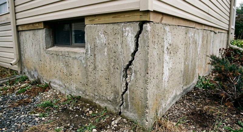 Foundation Crack Repair in Highland, MI
