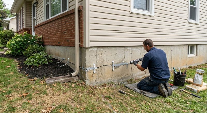 Foundation Cracks Repair in Brighton, MI