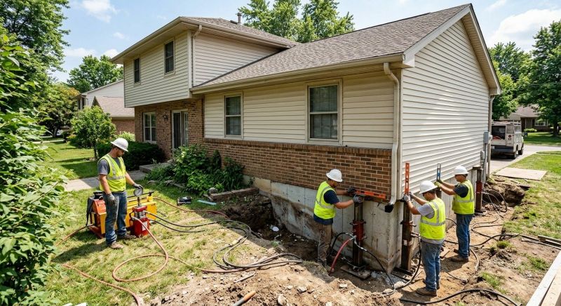 Foundation Jacking in Chelsea, MI