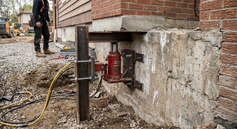 Foundation Jacking in Howell, MI