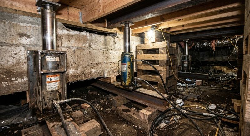 Foundation Jacking in Brighton, MI