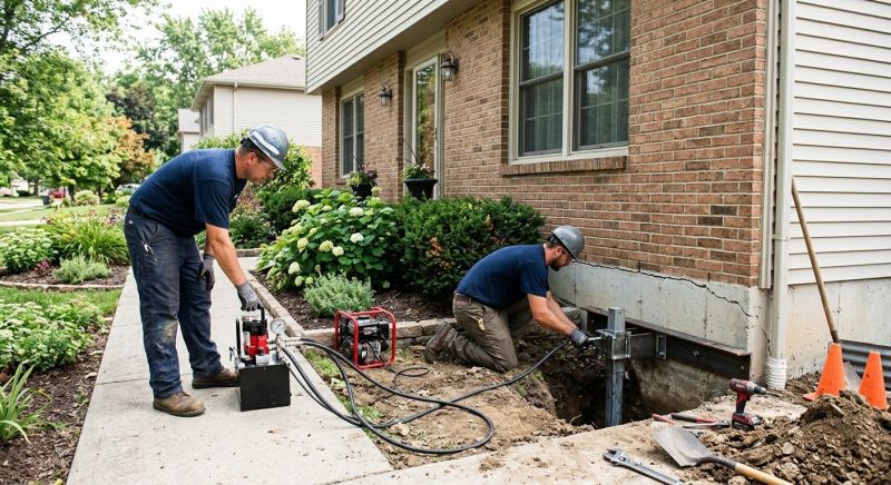 Foundation Jacking in Linden, MI