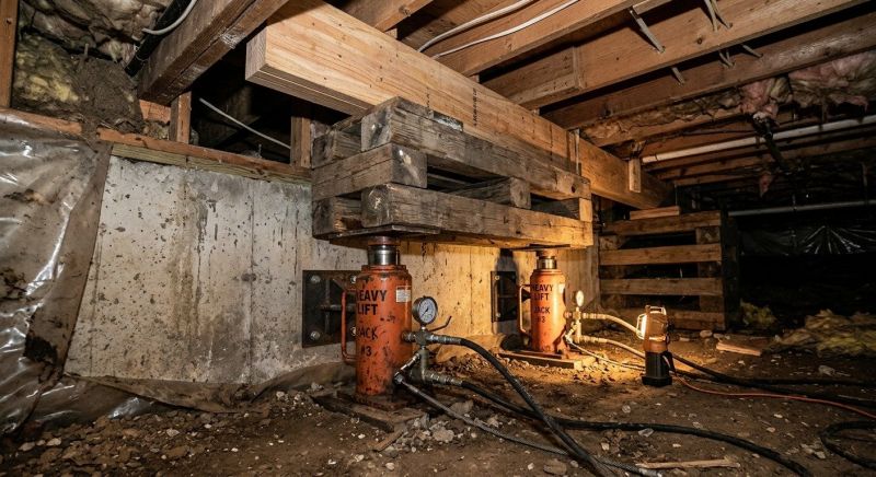 Foundation Jacking in Linden, MI