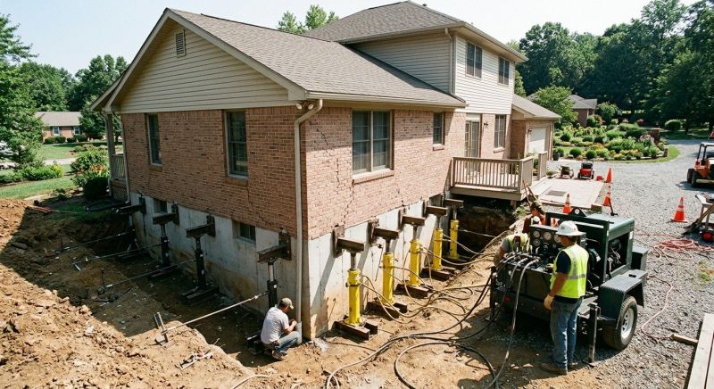 Foundation Jacking in Northville, MI