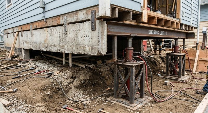 Foundation Jacking in Walled Lake, MI