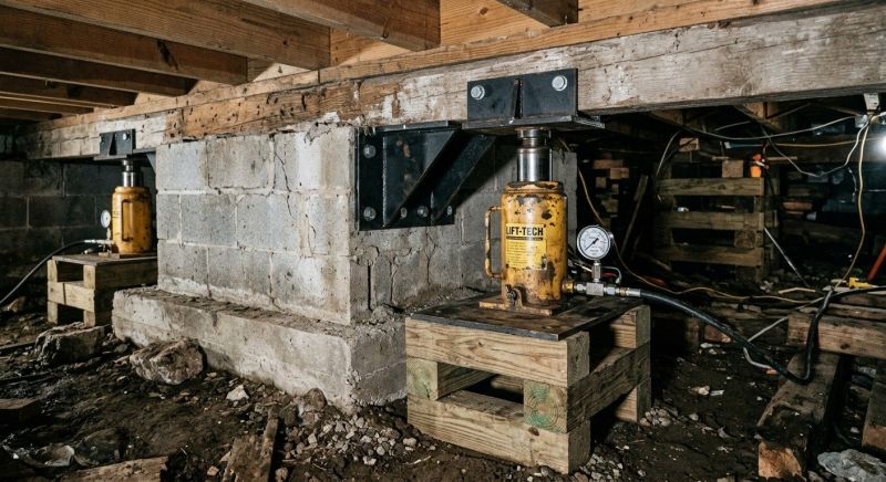 Foundation Jacking in Washtenaw County, MI