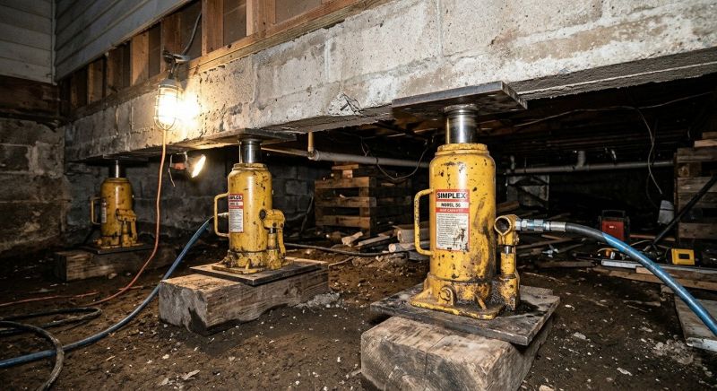 Foundation Jacking in Westland, MI