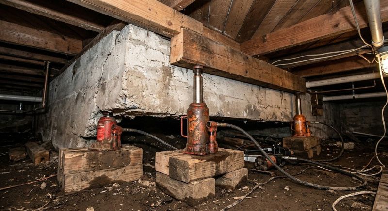 Foundation Jacking in Ypsilanti, MI
