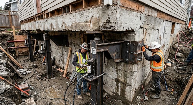 Foundation Lifting in Canton, MI