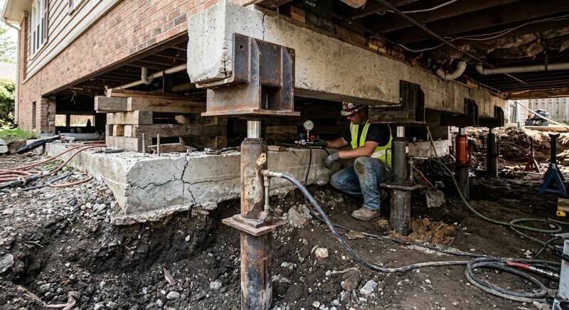 Foundation Lifting in Clarkston, MI