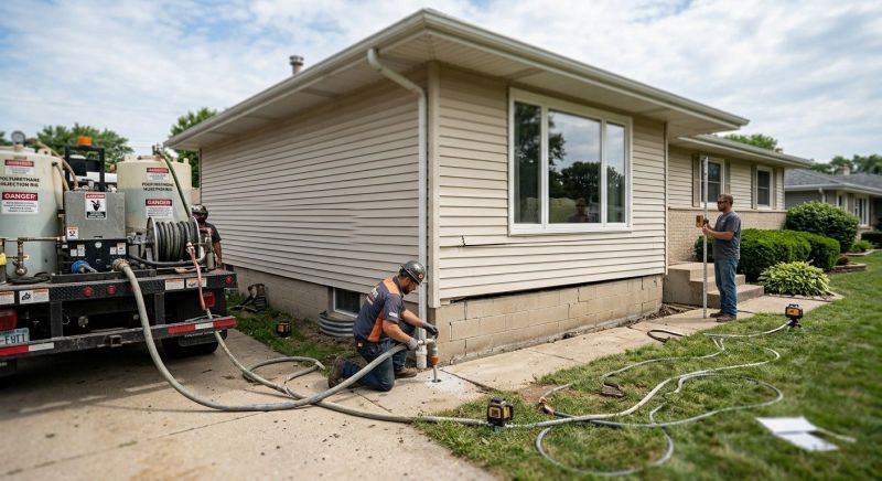 Foundation Lifting in Fowlerville, MI