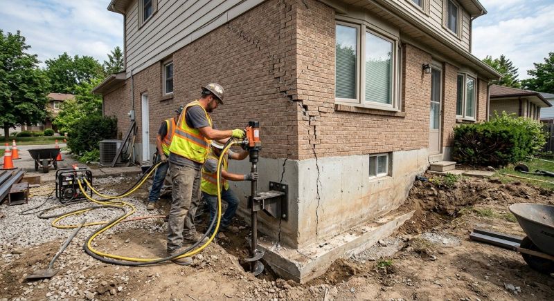 Foundation Lifting in Gregory, MI