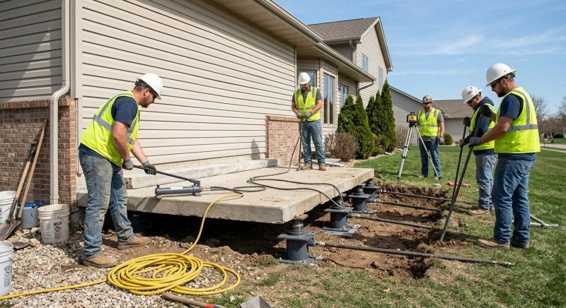 Foundation Lifting in Holly, MI