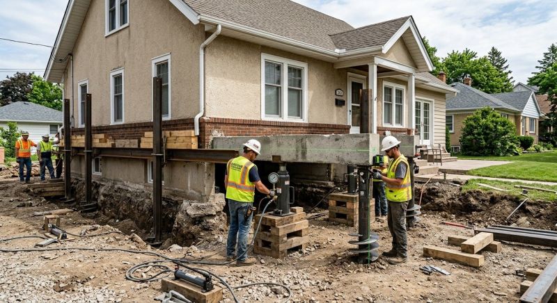 Foundation Releveling in Brighton, MI
