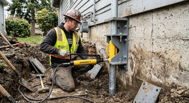 Foundation Releveling in Brighton, MI