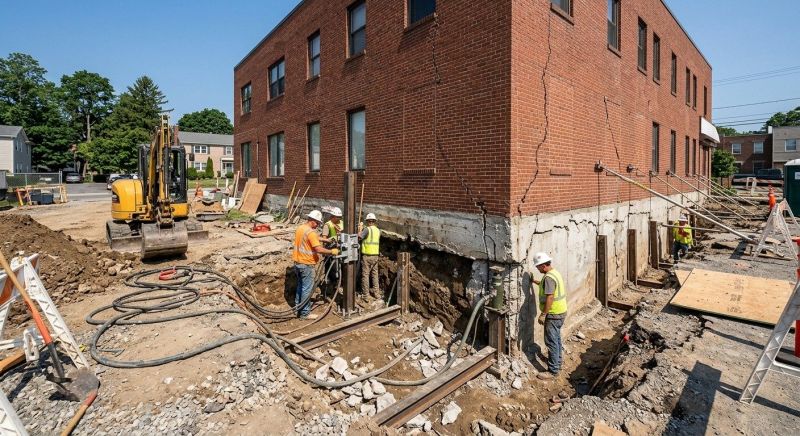 Foundation Renovation in Brighton, MI