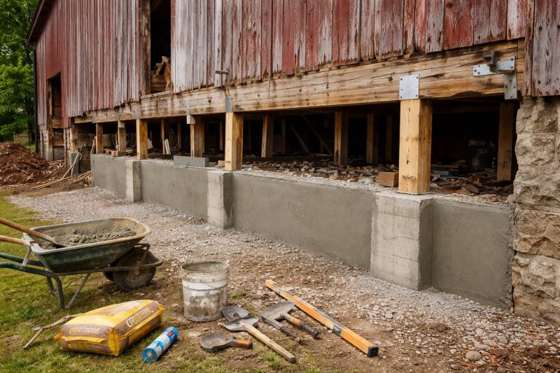 Foundation Renovation in Brighton, MI
