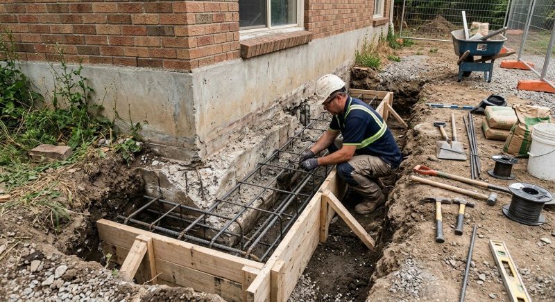 Foundation Repair in Pinckney, MI