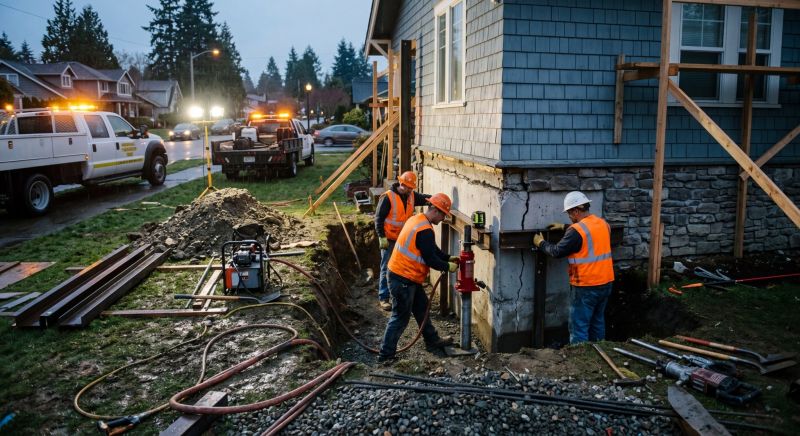 Foundation Stabilizing in Commerce Township, MI
