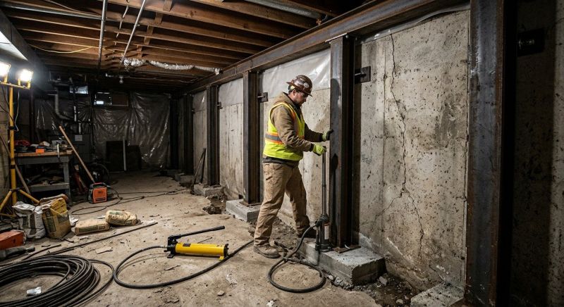 Foundation Stabilizing in Davisburg, MI