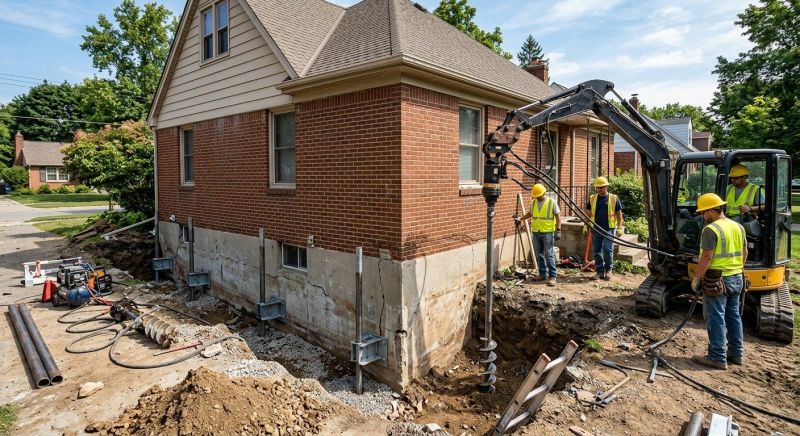 Foundation Stabilizing in Farmington, MI