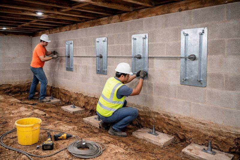 Foundation Stabilizing in Gregory, MI