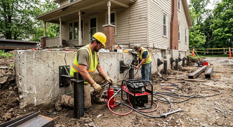 Foundation Stabilizing in Livingston County, MI