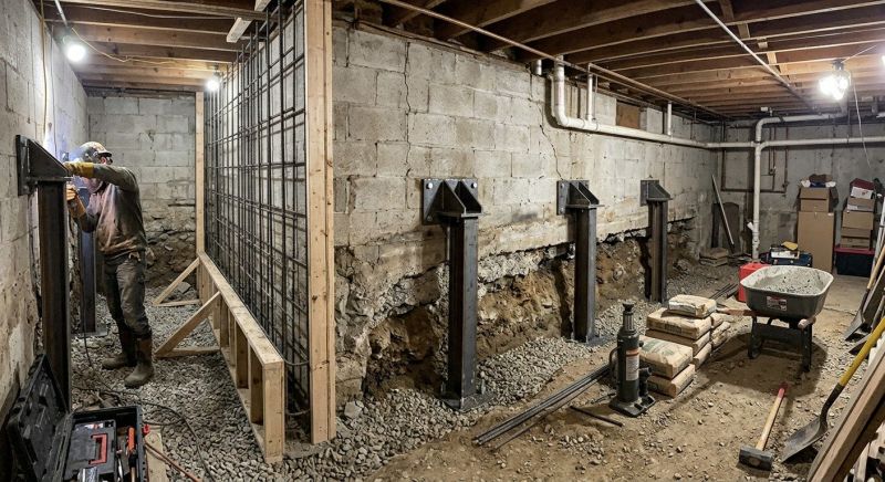 Foundation Stabilizing in Novi, MI
