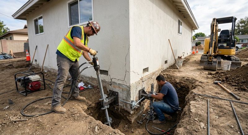 Foundation Stabilizing in Plymouth, MI