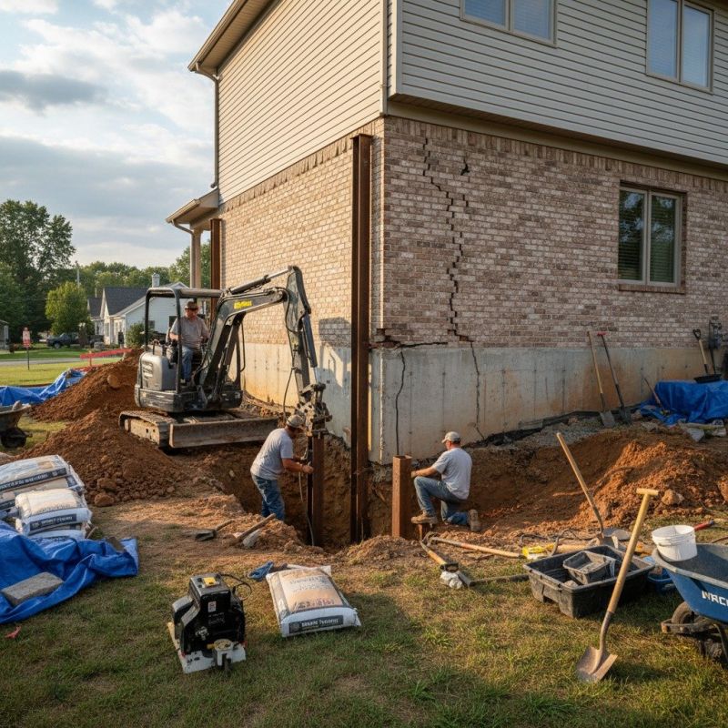 Foundation Structural Repair in Pinckney, MI