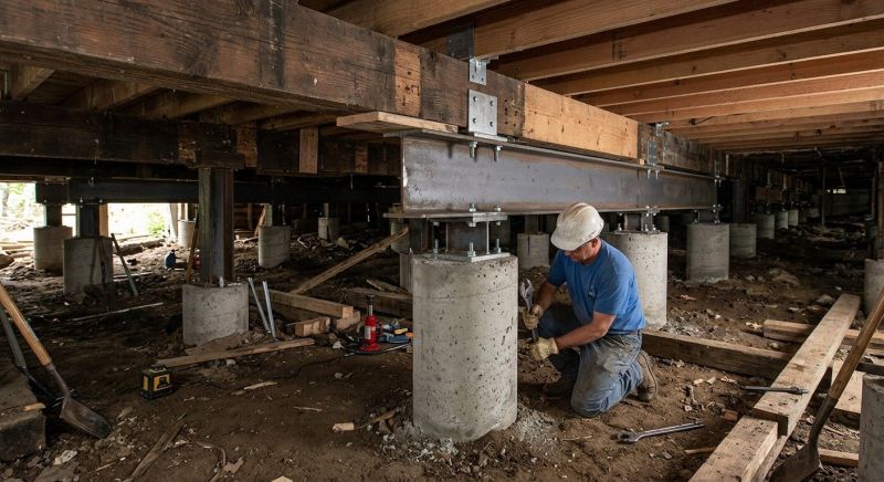 Foundation Underpinning in Brighton, MI