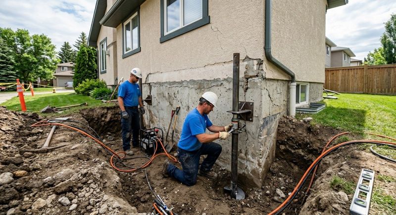 Helical Piers Installation in Brighton, MI