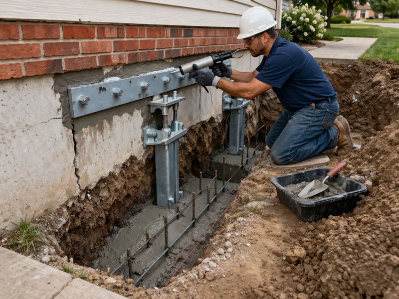 Home Foundation Repair in West Bloomfield, MI