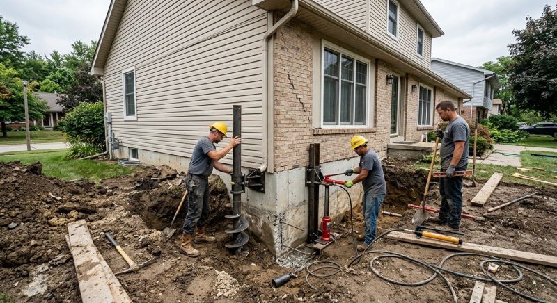 Home Foundation Repair in Westland, MI