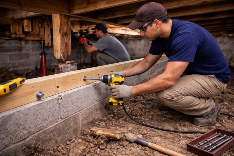 House Foundation Repair in Hartland, MI